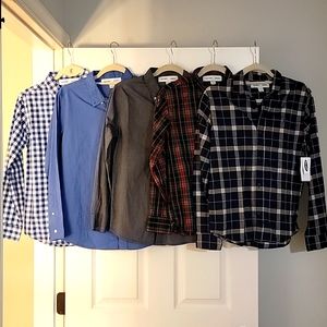 Lot of 5 Old Navy boys dress shirts size XL (14/16)